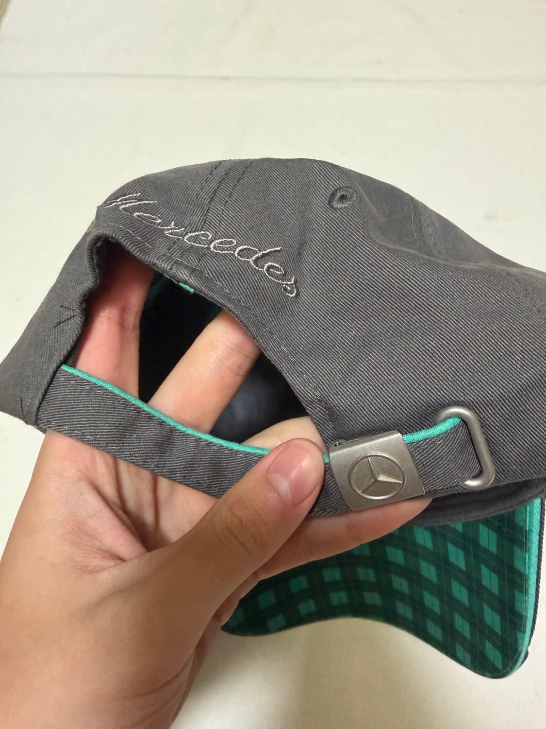 F1 메르세데스 벤츠 볼캡 그레이 상품이미지2