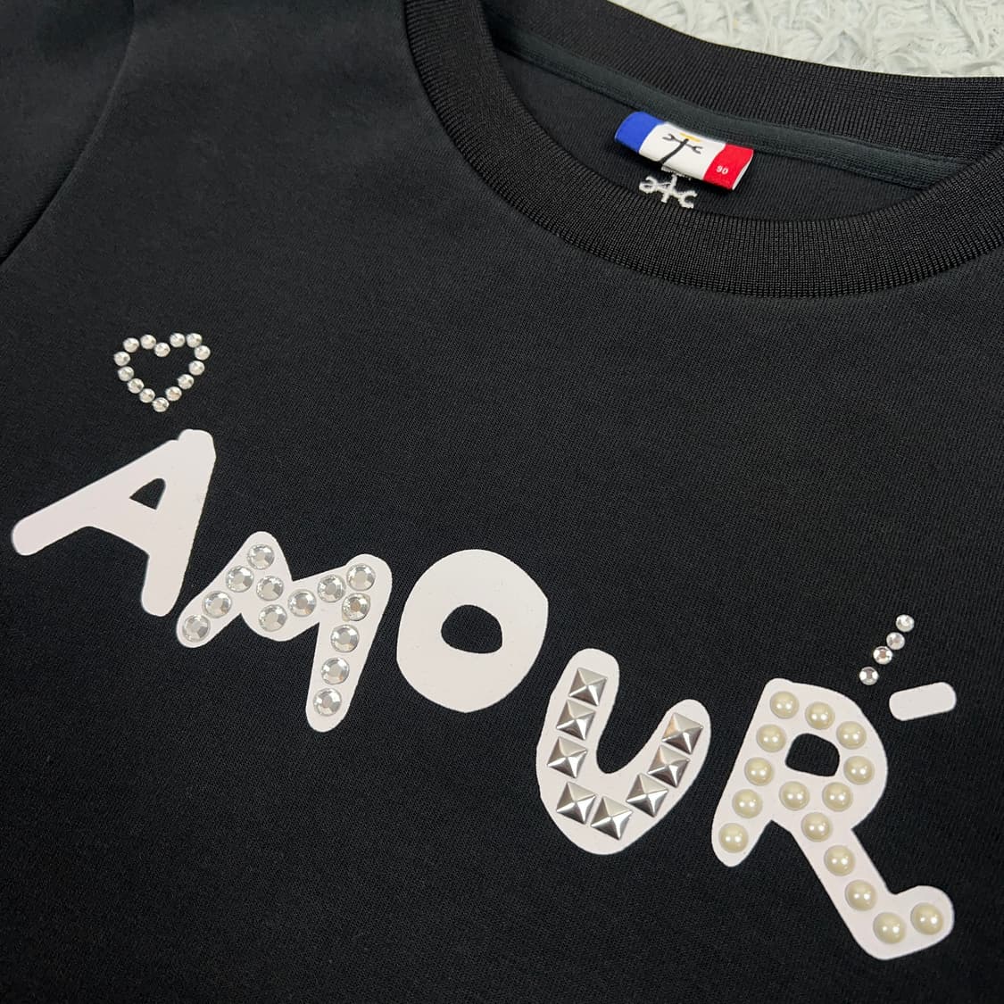 까스텔바작 여성 AMOUR 비즈 장식 맨투맨 90 상품이미지8