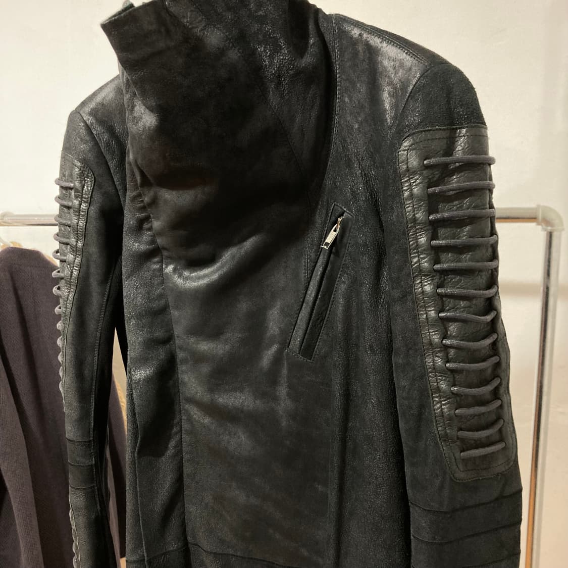 릭 오웬스(Rick Owens) 아카이브 슬리브 디테일 롱 자켓 상품이미지6