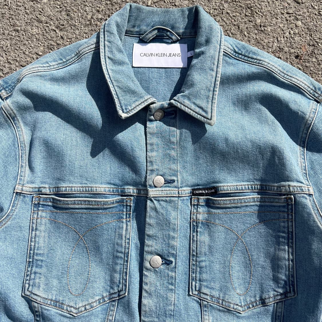 캘빈클라인 데님 트러커 자켓 상품이미지2