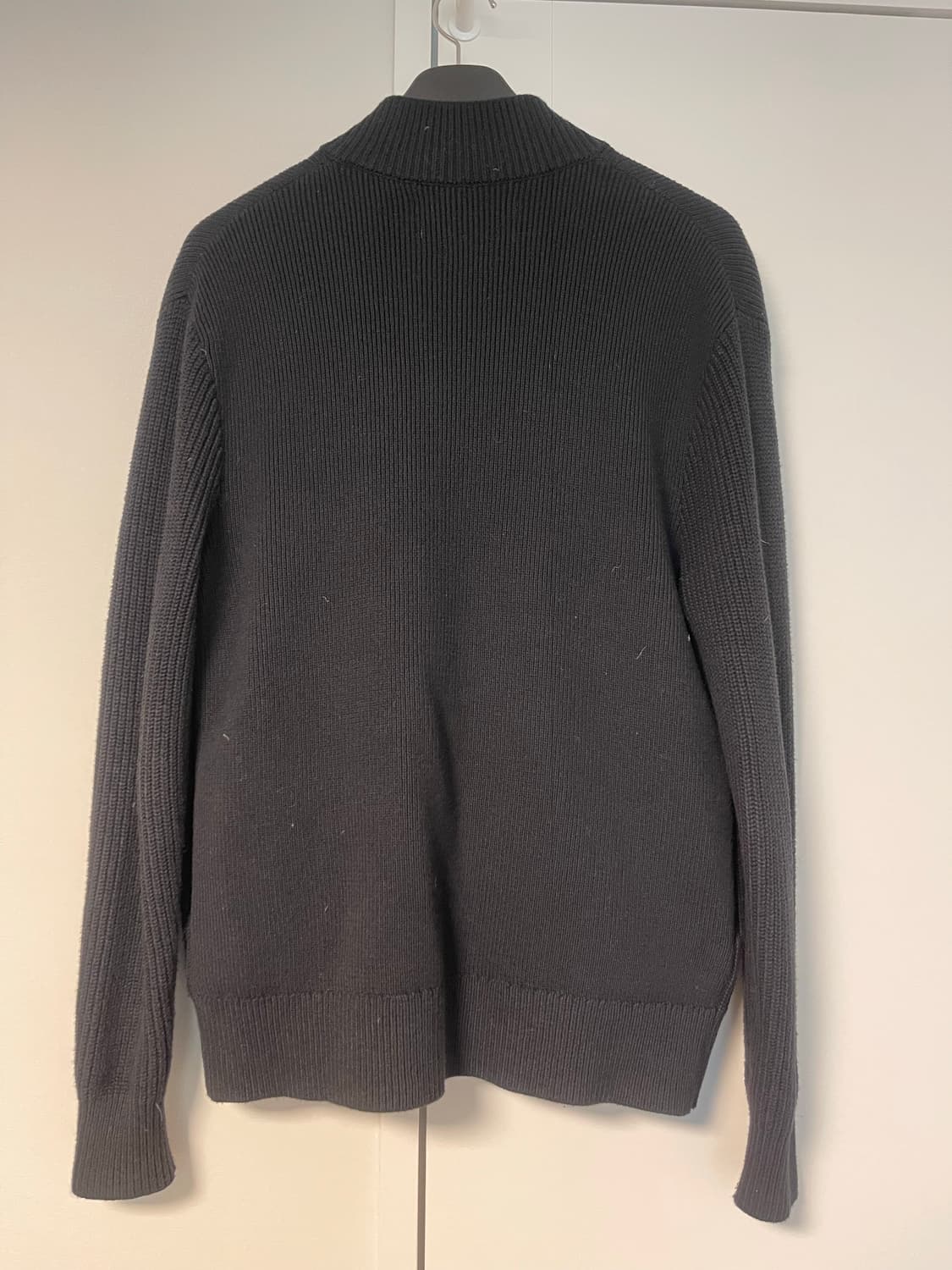 캘빈클라인 니트 집업 가디건 블랙 상품이미지3