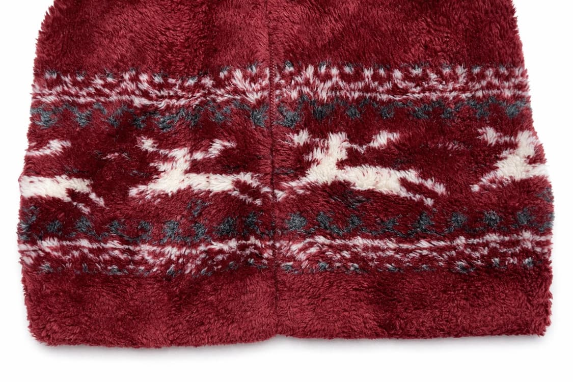 JPN 90s~00s 일본 빈티지 레드 노르딕 퍼 베스트 상품이미지5