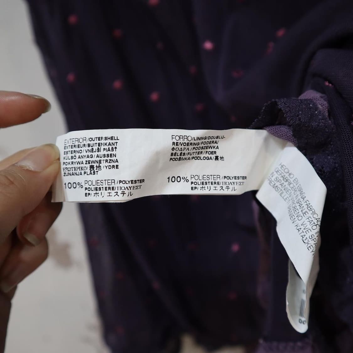 자라 브이넥 도트 시스루 쉬폰 블라우스 상품이미지8