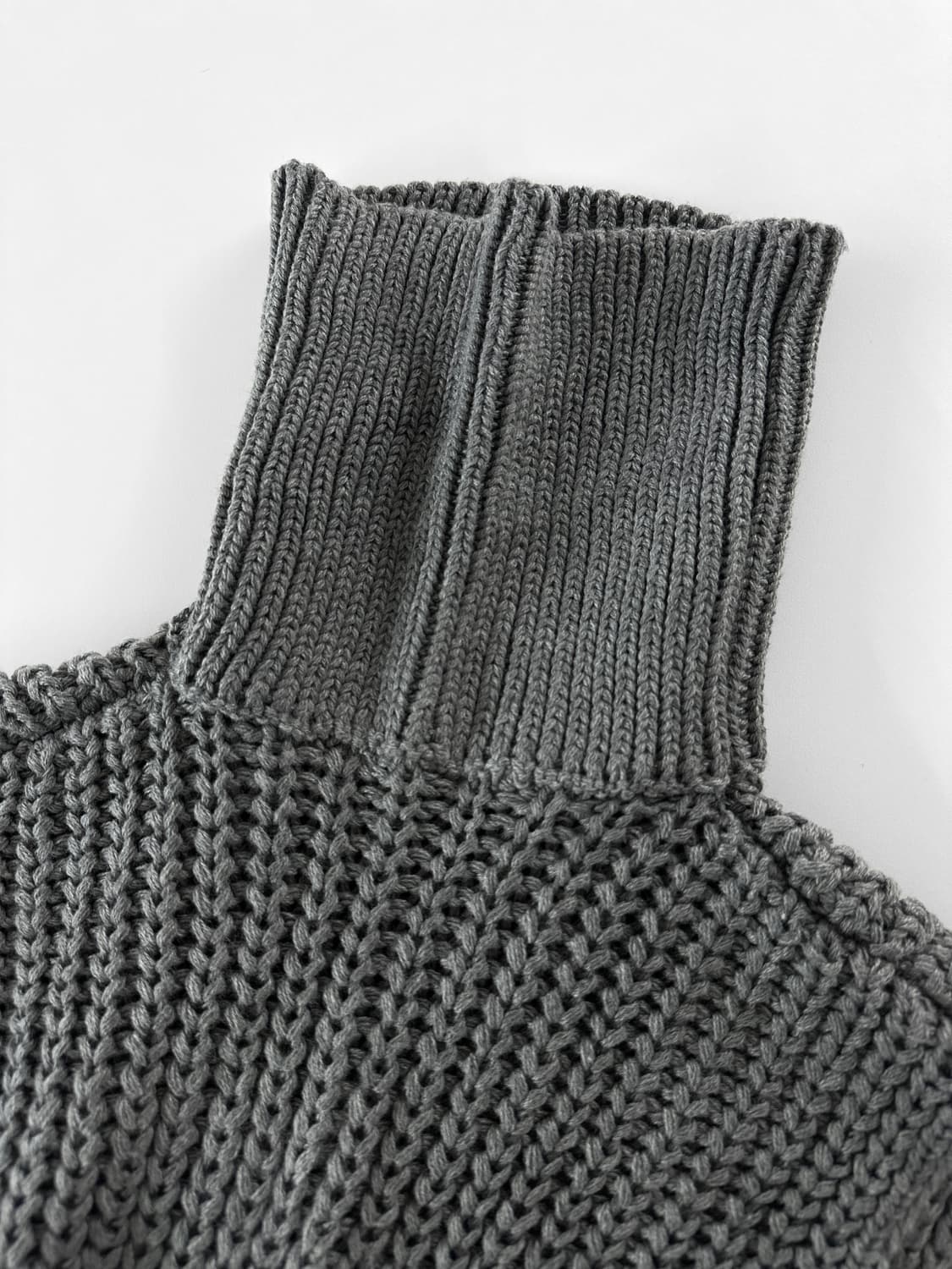 (Rare) 디젤 니트 터틀넥 볼레로 스타일 머플러 상품이미지7