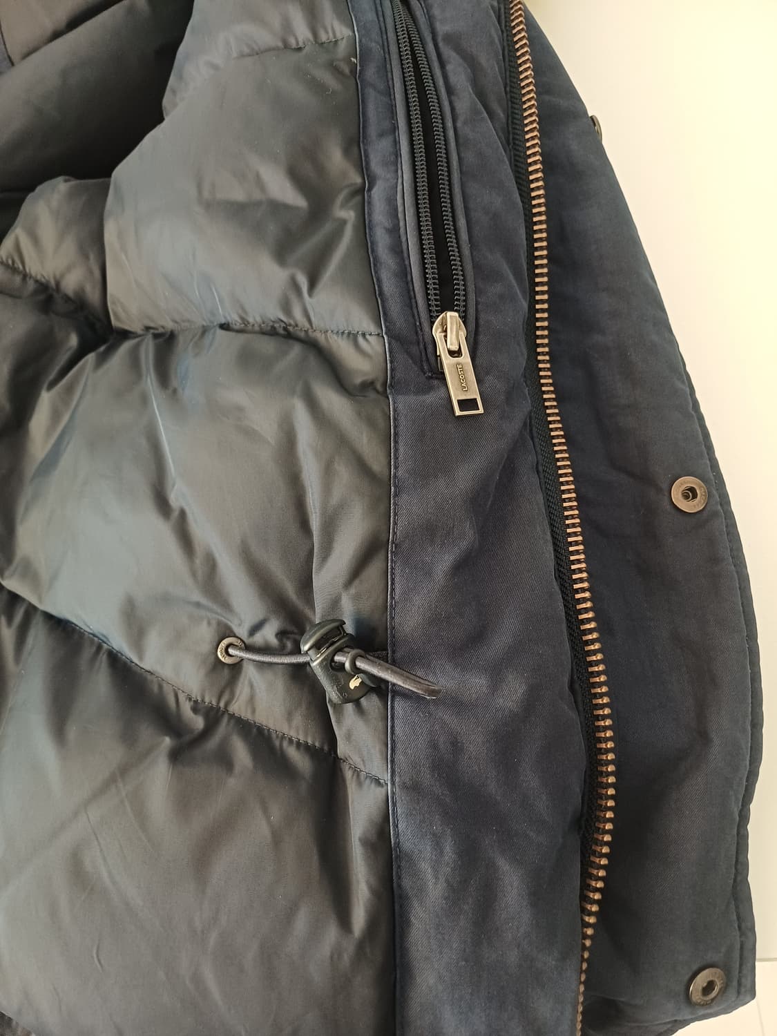 라코스테 남성 퍼 트리밍 덕다운 파카 (BH932E) - 95~슬림100 상품이미지7