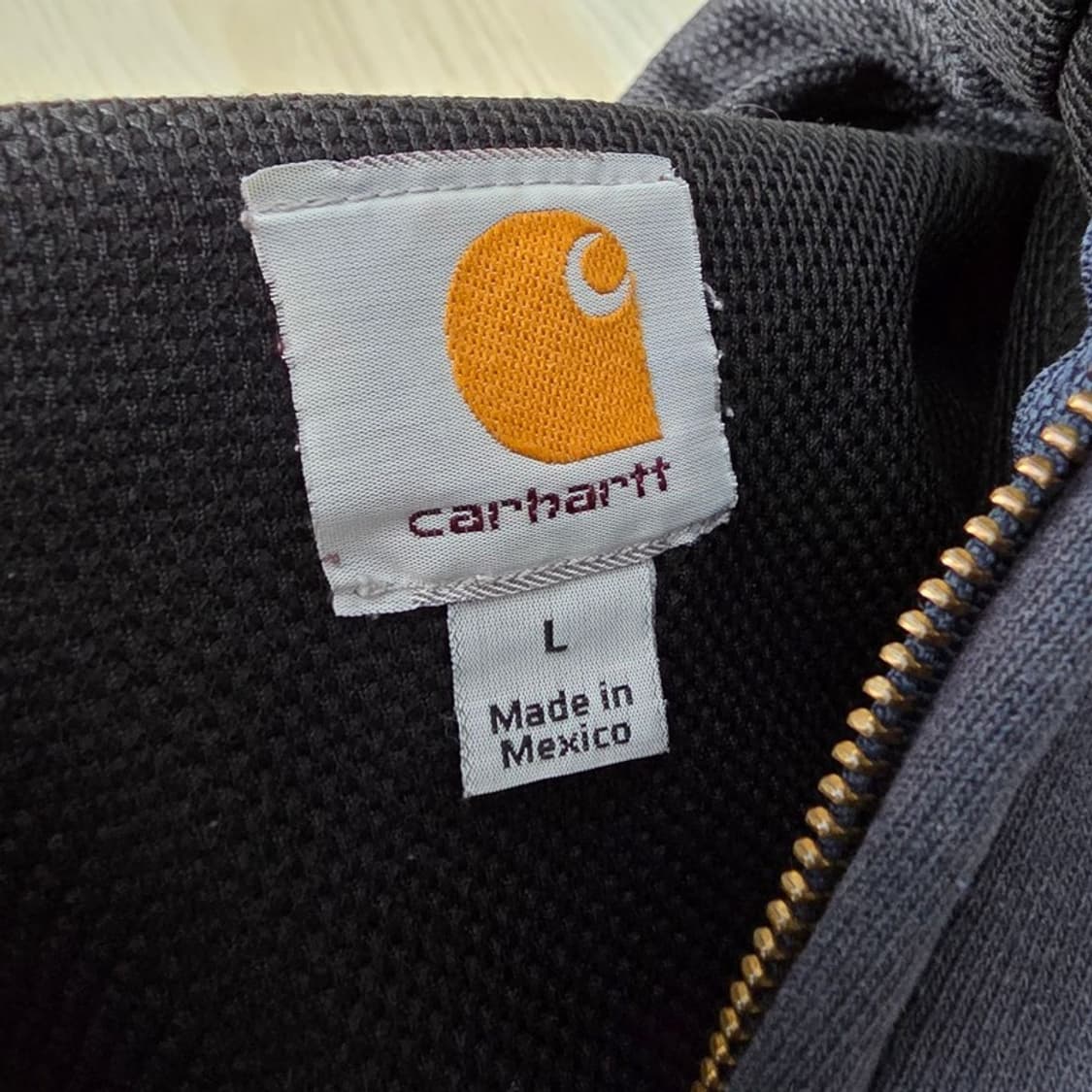 Carhartt Classic Zip-Up Hoodie Black L 상품이미지6