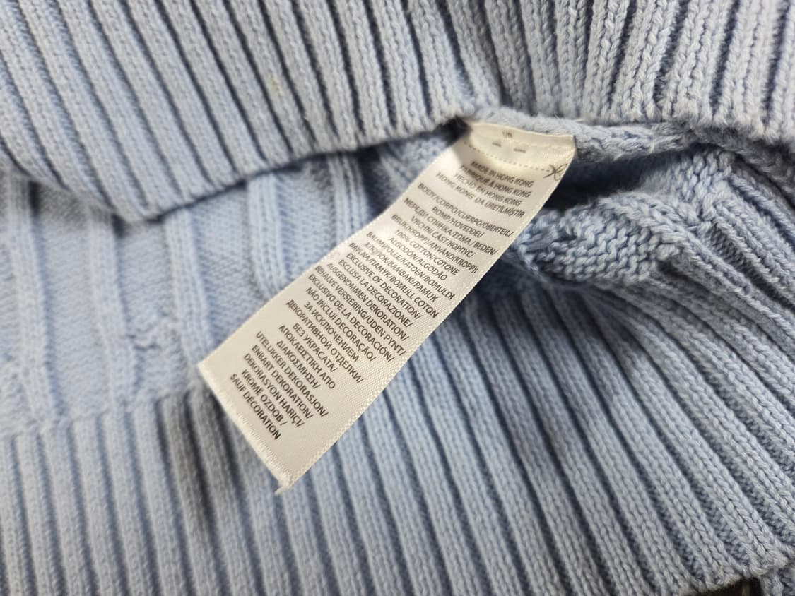 폴로 랄프로렌 라이트 블루 브이넥 케이블 니트
 상품이미지6