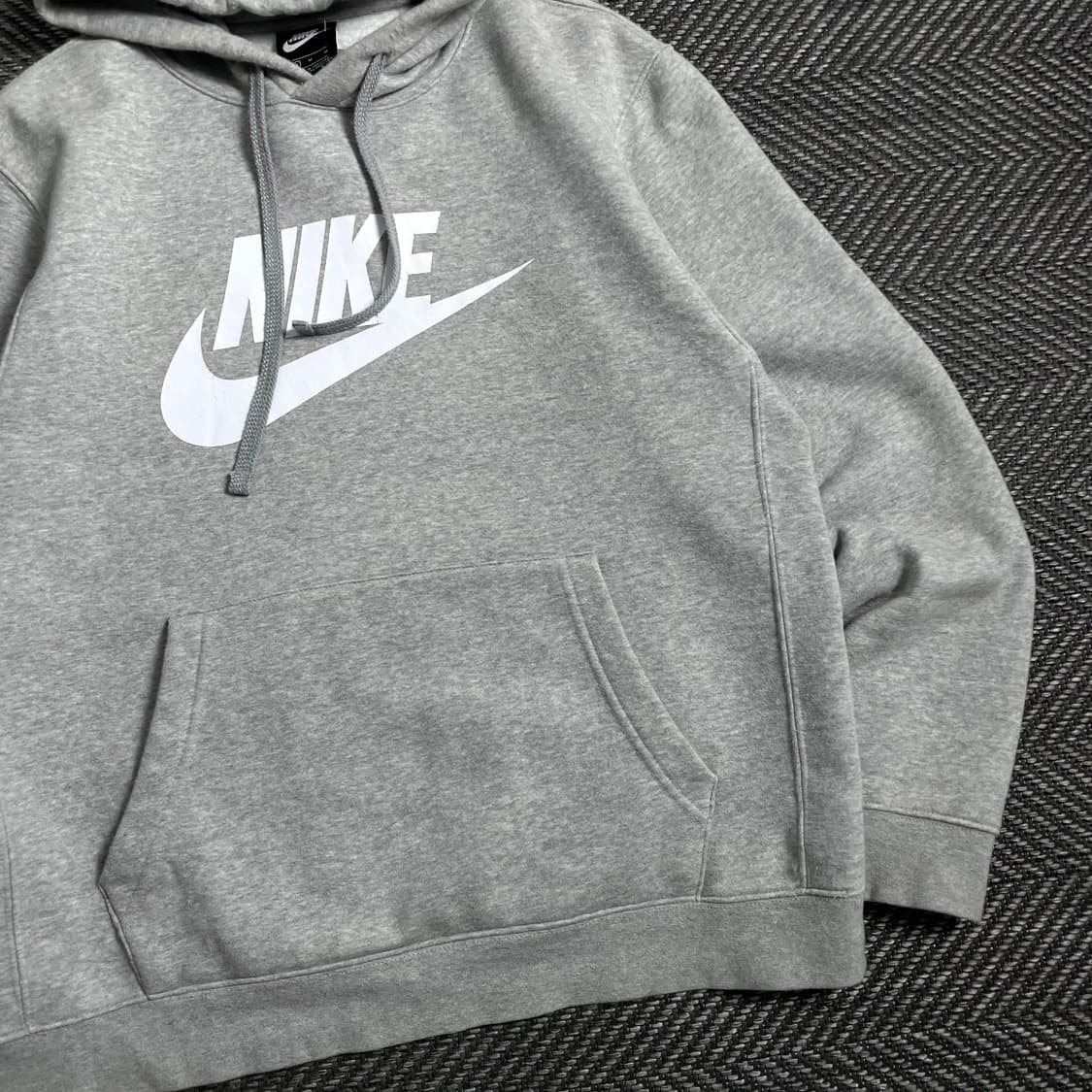 나이키 NSW 스우시 그레이 기모 후드 티셔츠y 4451 상품이미지3