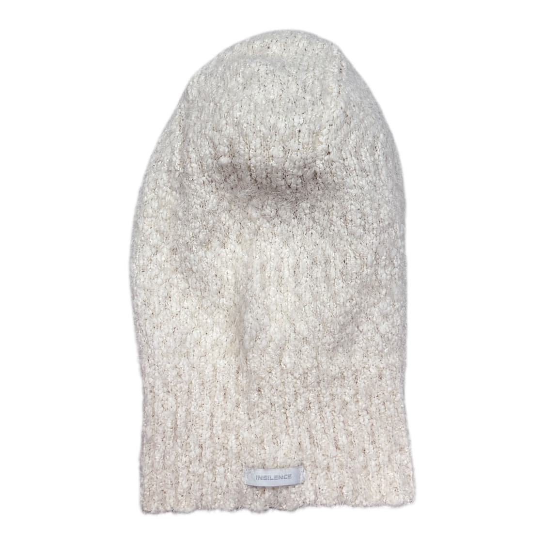 인사일런스 우먼 윈터 부클 바라클라바 모자 아이보리 상품이미지3