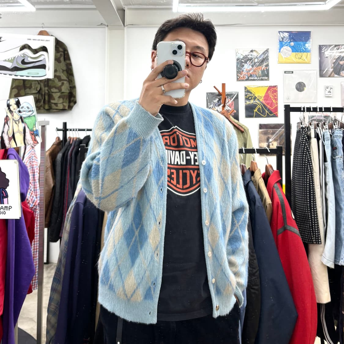 60's Sears 모헤어 가디건 상품이미지2
