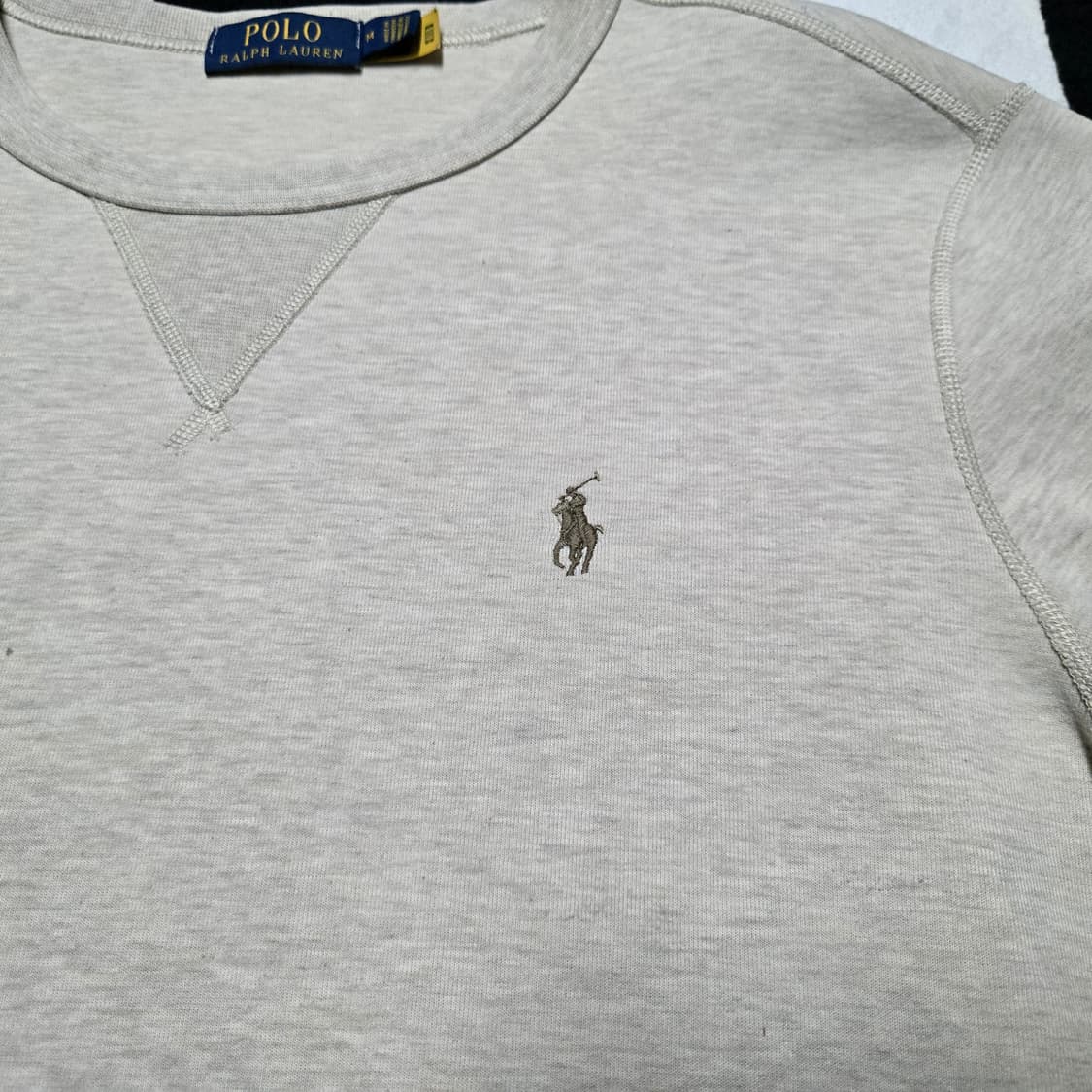 M 폴로랄프로렌 맨투맨 오트밀 상품이미지2