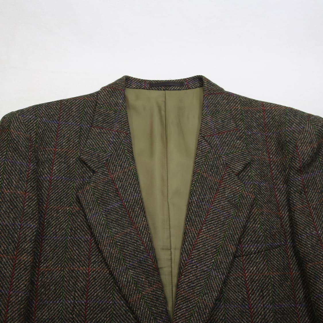 (착용컷) SALAZAR 울 체크 블레이져 (남성용 98) 상품이미지4