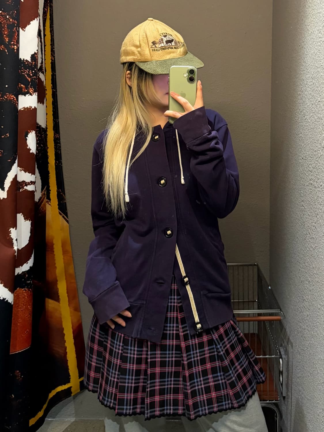 빔즈 단추 후드집업 상품이미지3