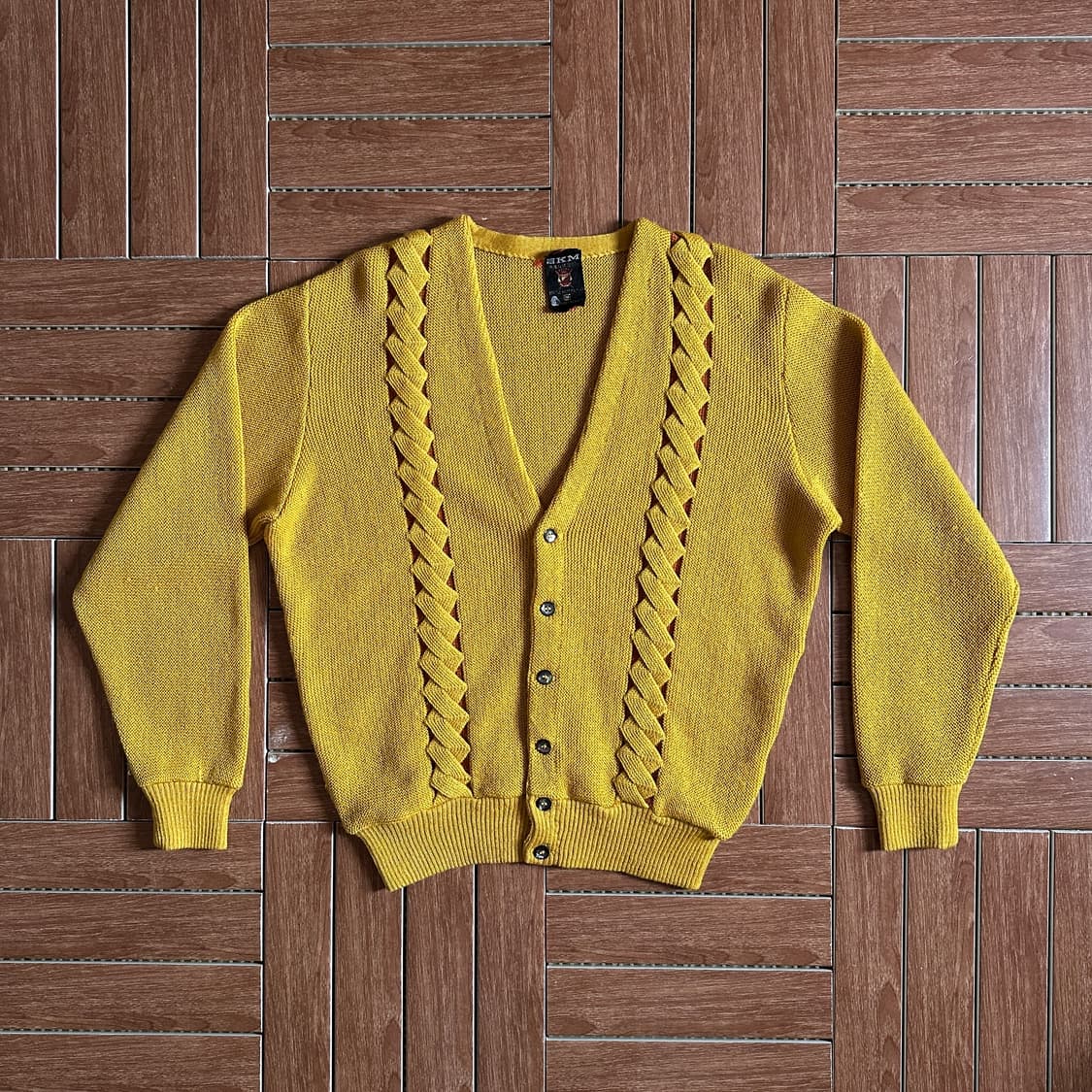 60’s Skm penguin vintage wool cardigan 상품이미지3