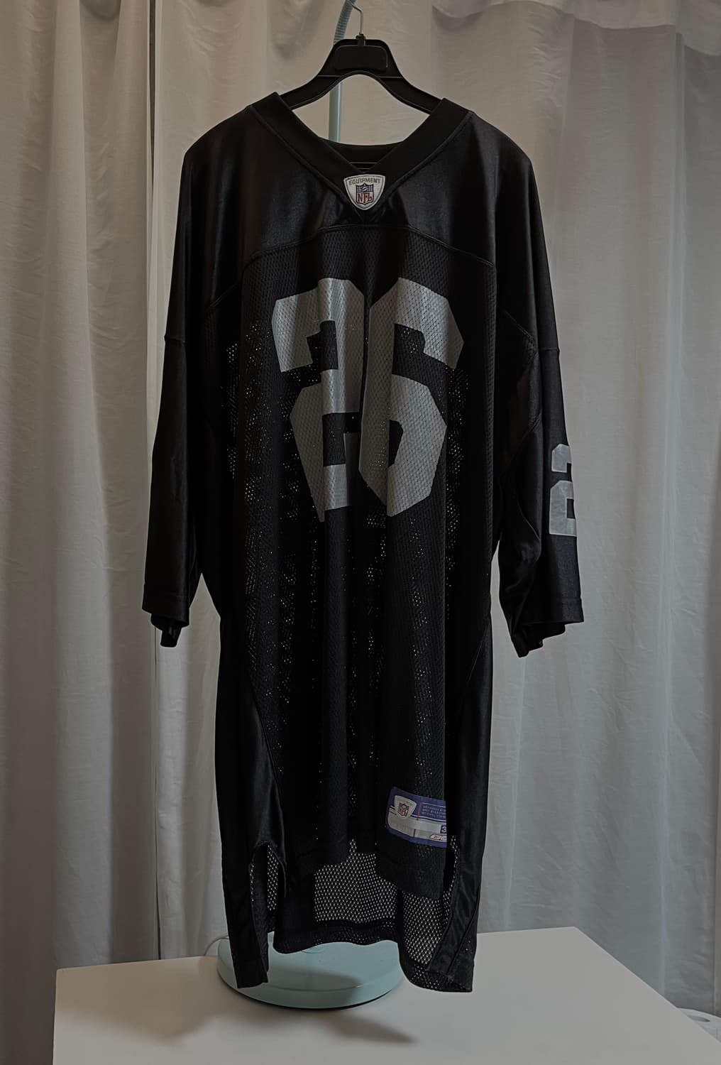 NFL 리복과 NFL협업제작 오클랜드 레이더스 팀 원피스 유니폼 상품이미지3