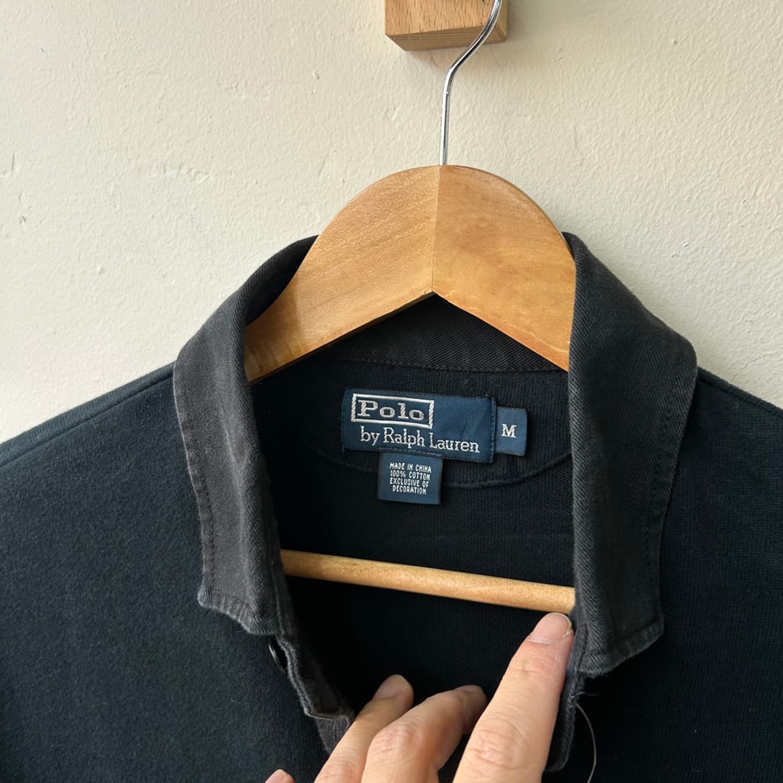 16498 - 폴로 랄프로렌 블랙 빅로고 럭비티 상품이미지5