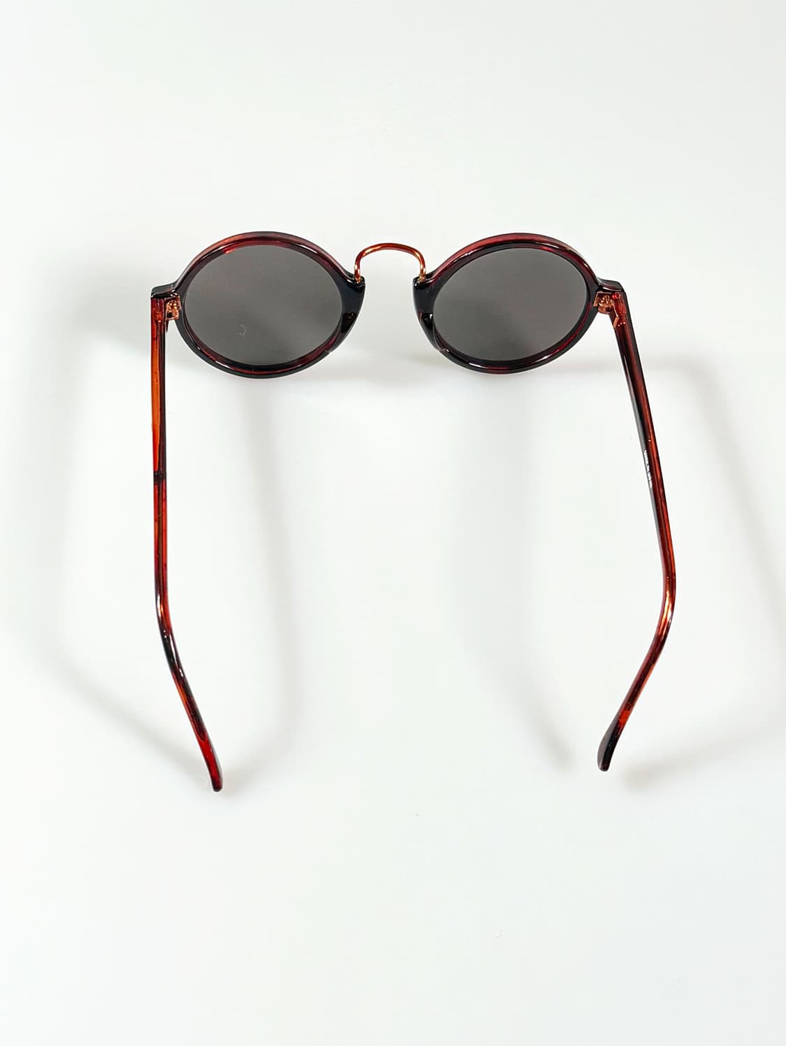 90s 일본제 다크호피 라운드 보스톤 빈티지 선글라스 상품이미지5