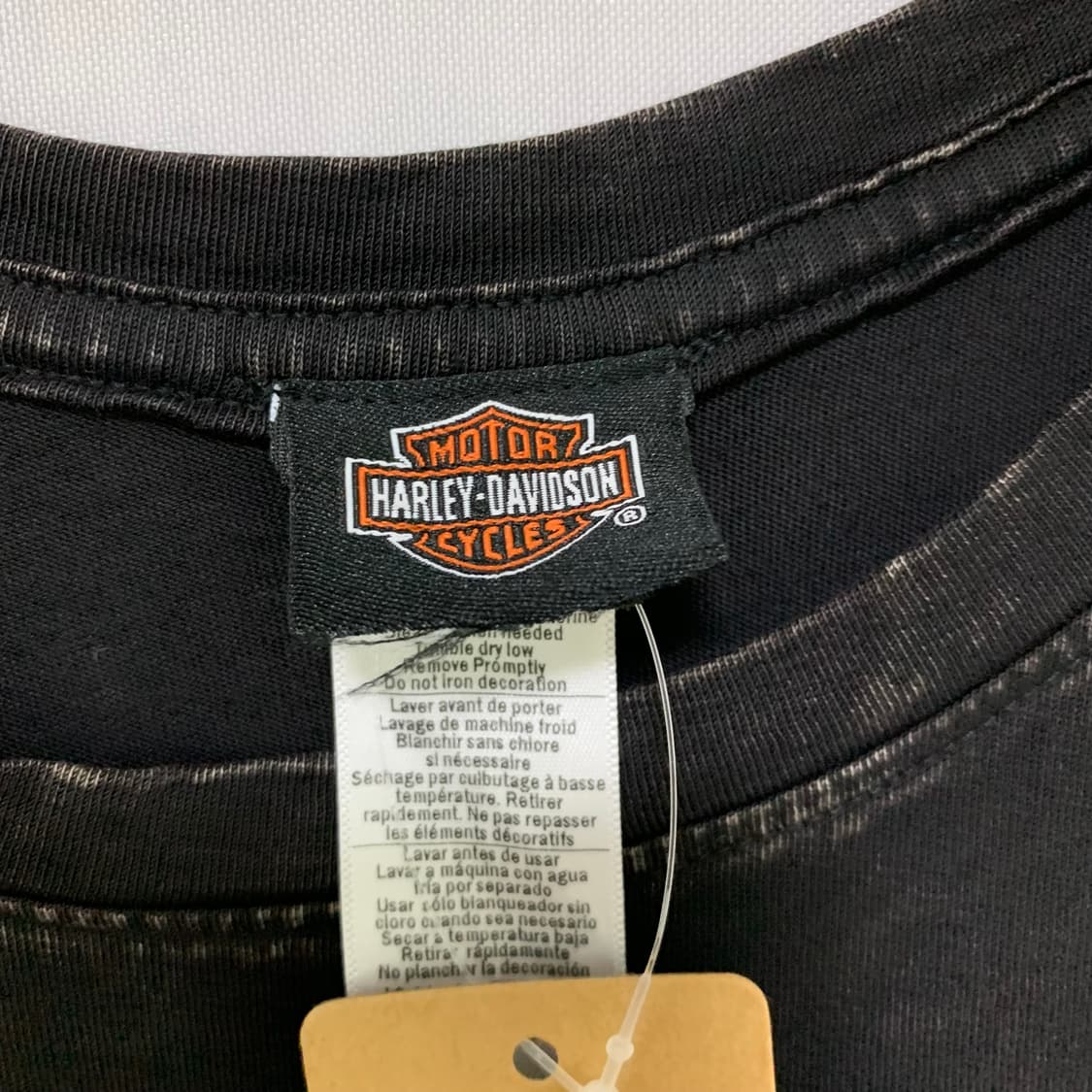 할리데이비슨 빈티지 블랙 나시 슬리브리스 M 상품이미지4