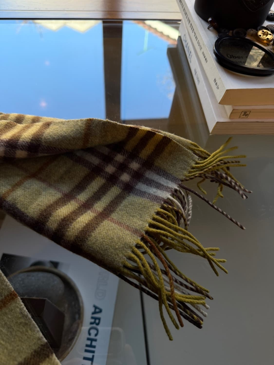 이태리 메이드 노바체크 램스울 머플러 상품이미지4