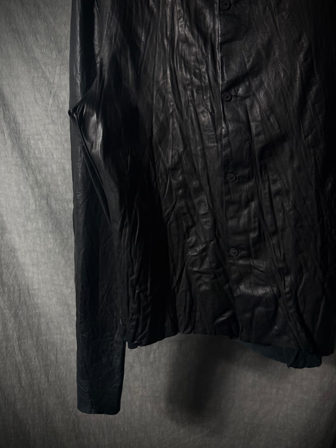m.a+ Lamb Leather Wrinkle Shirt Jacket 상품이미지8