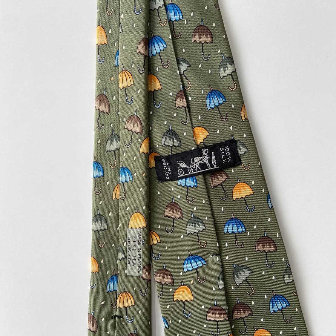 에르메스 명품 정품넥타이(HERMES) 8.7cm 상품이미지4