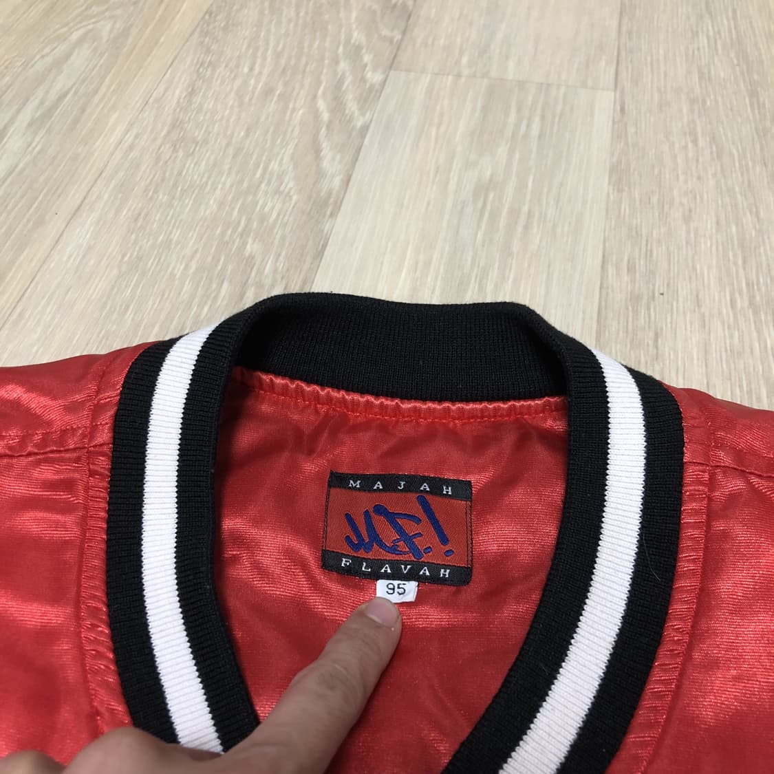 (95) 00's MF! (MAJAH FLAVAH) 엠에프 바시티 자켓 상품이미지2