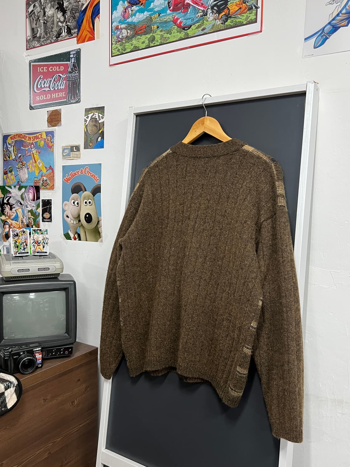 Scofield Vintage 스콜필드 빈티지 체크 니트 가디건 상품이미지7