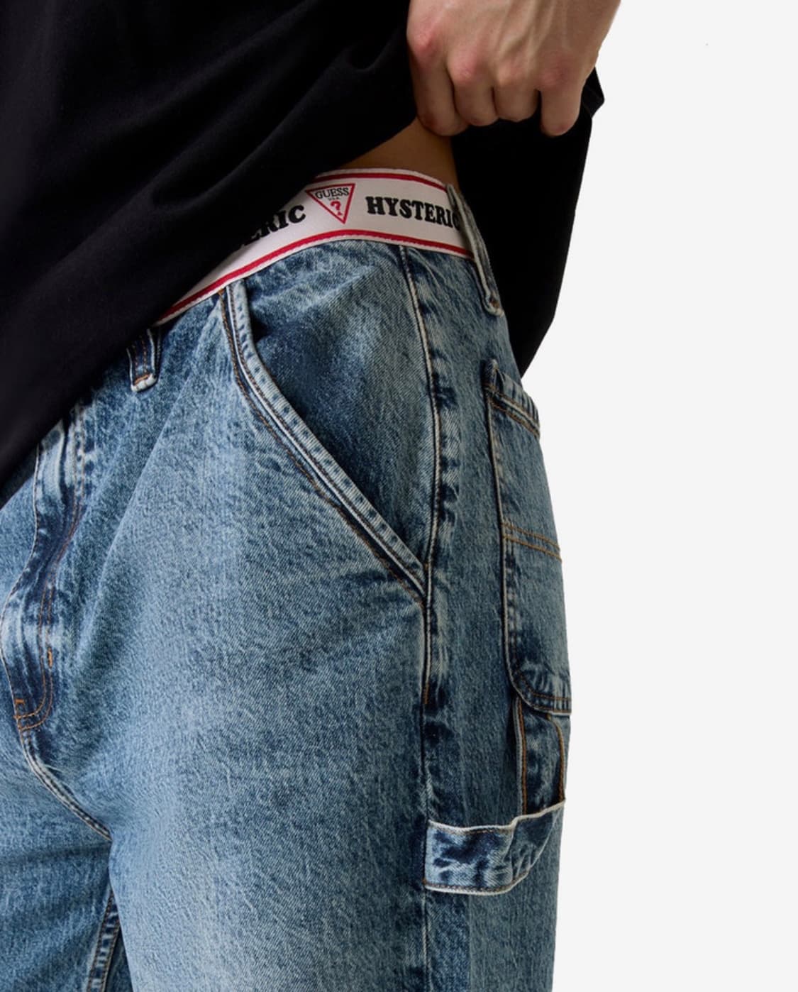 [새상품] 히스테릭글래머 게스진스 카펜터 데님, 히스테릭글래머 데님팬츠 상품이미지3