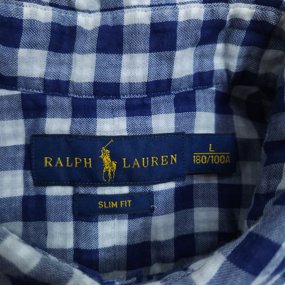 폴로 랄프 로렌 신형 체크 셔츠 L 상품이미지4
