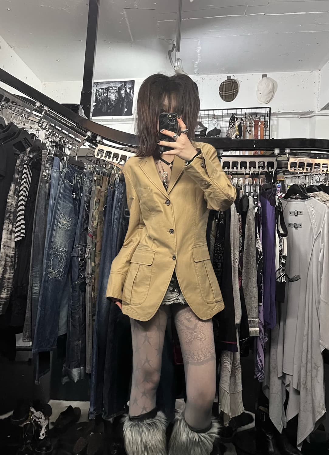 인터메조 베이지 블레이져 상품이미지1