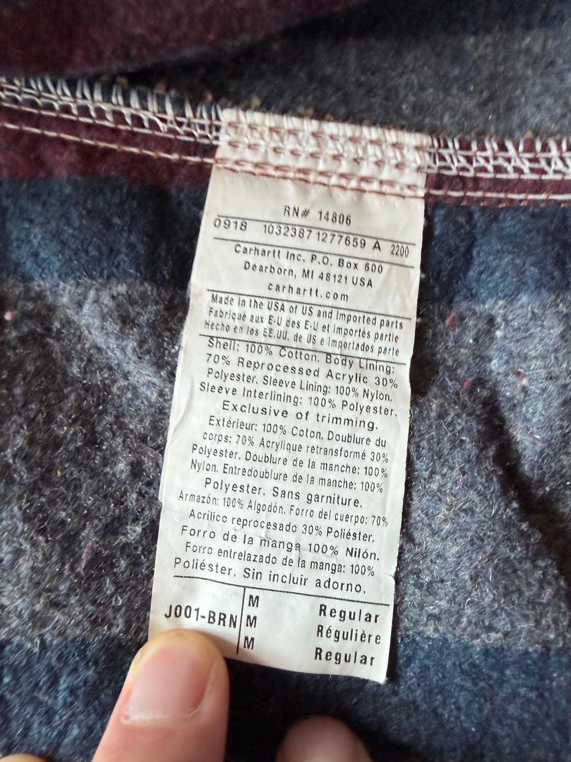 [M] 칼하트 디트로이트 자켓 j001 상품이미지5