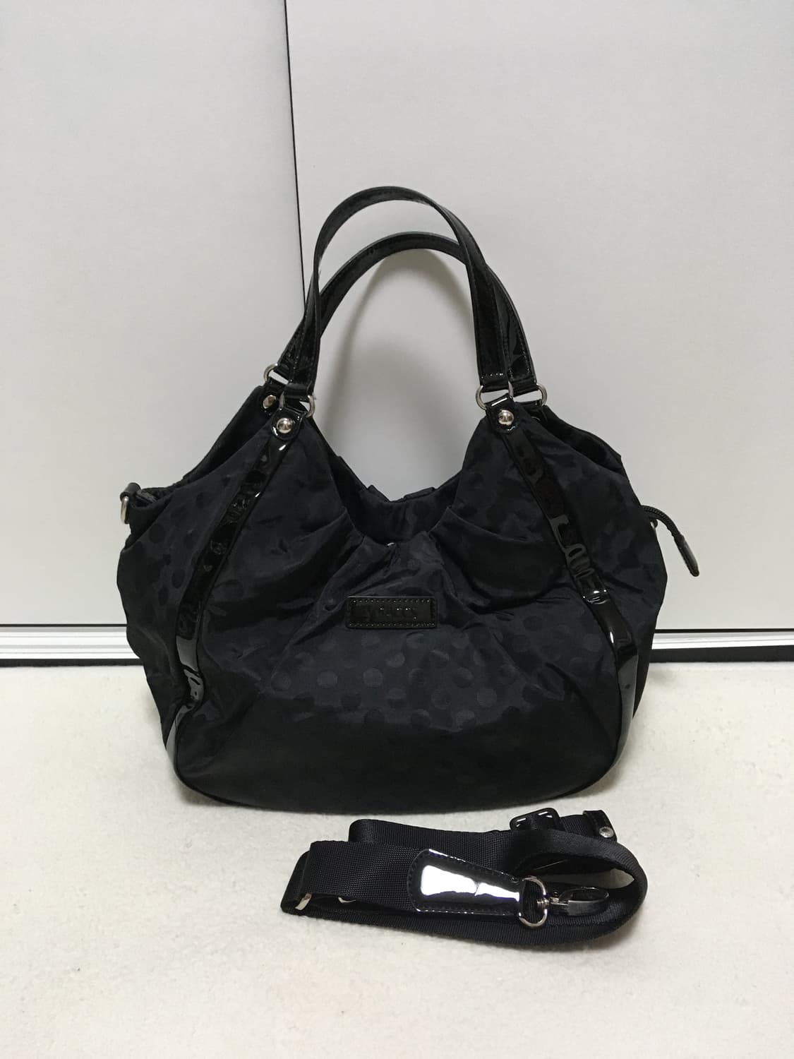 요지야마모토 ysaccs 블랙 도트 2way 백 상품이미지2