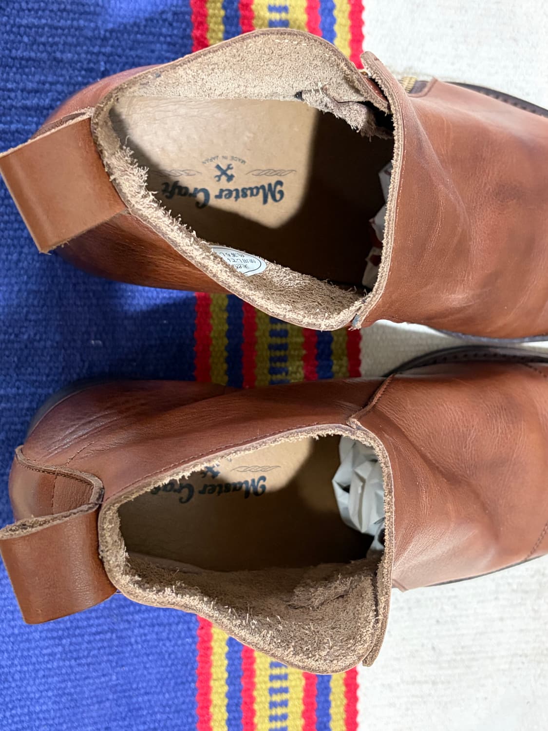 마스터크래프트 제팬 사이드지퍼 레더 부츠 상품이미지7