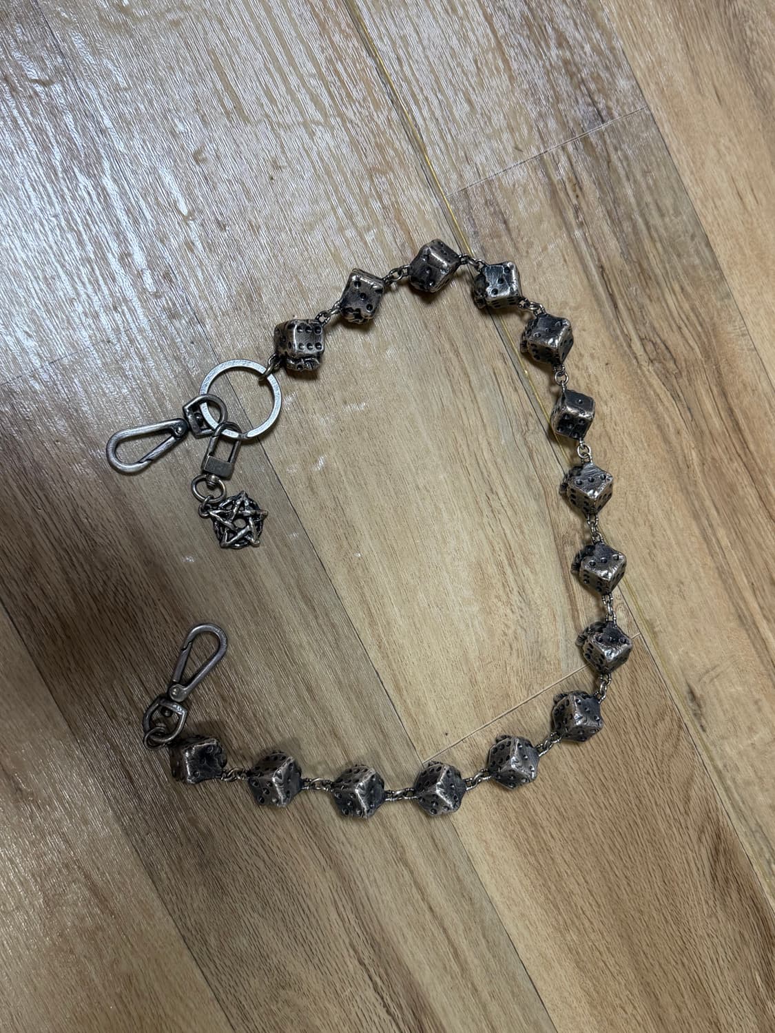 에모스탠스클럽 해골  주사위 실버 체인 상품이미지3