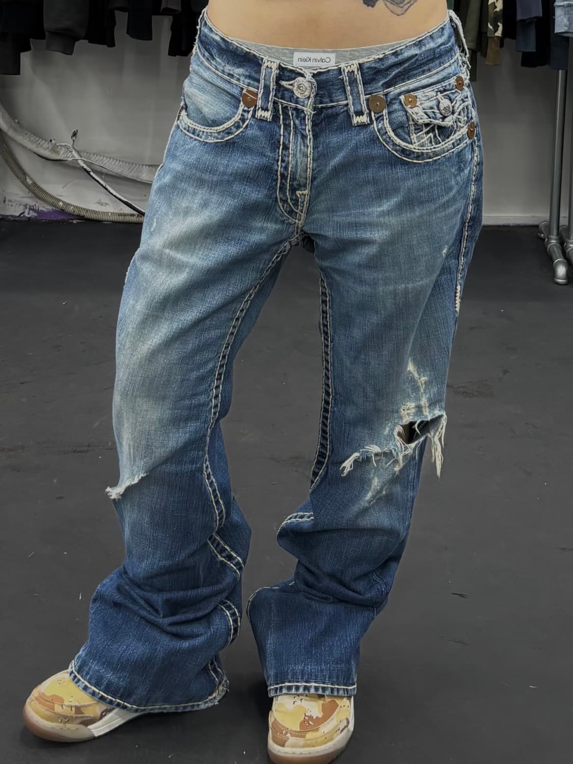 트루릴리전 조이 슈퍼티 데님팬츠 상품이미지2