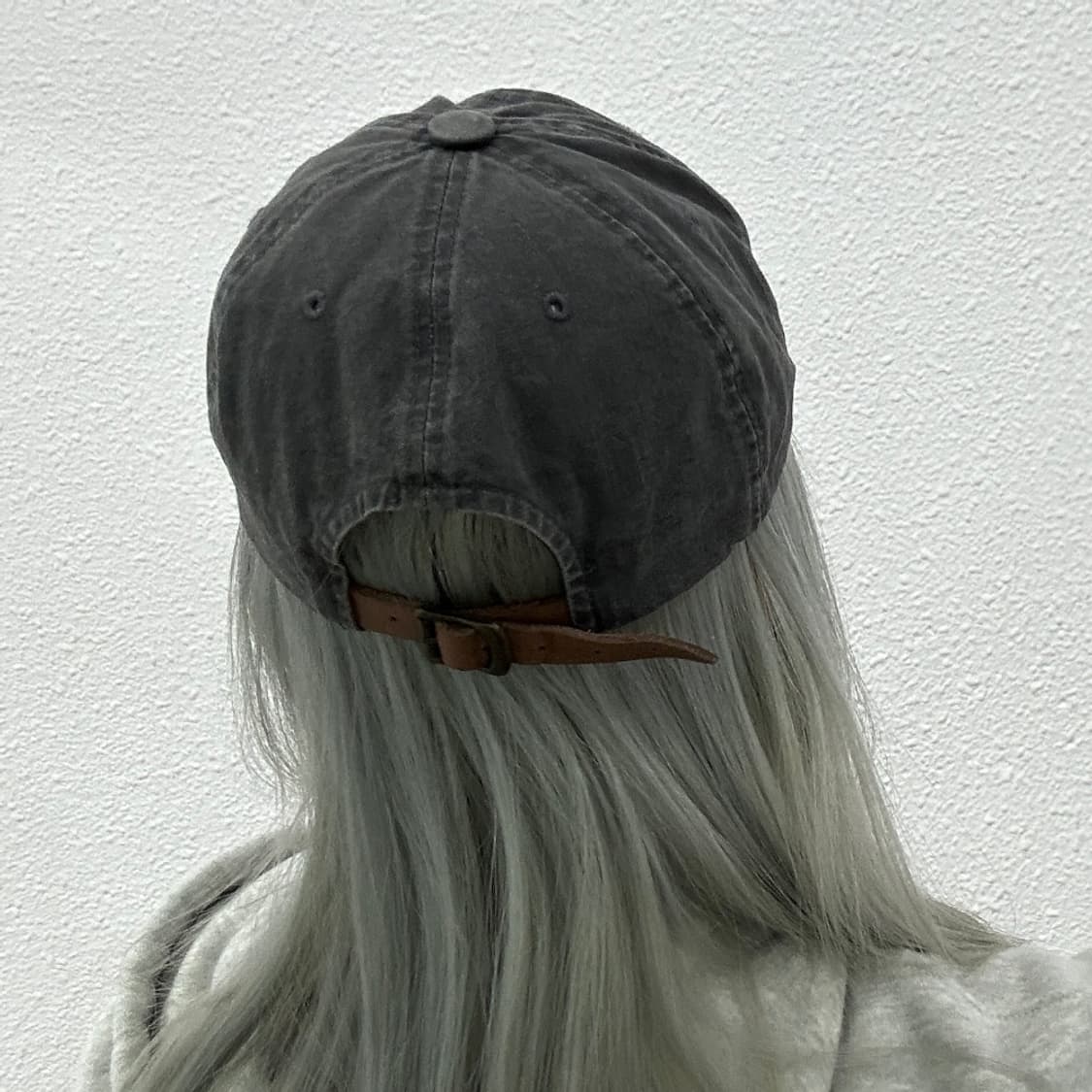 본더치 y2k 그런지 그레이 볼캡 상품이미지3