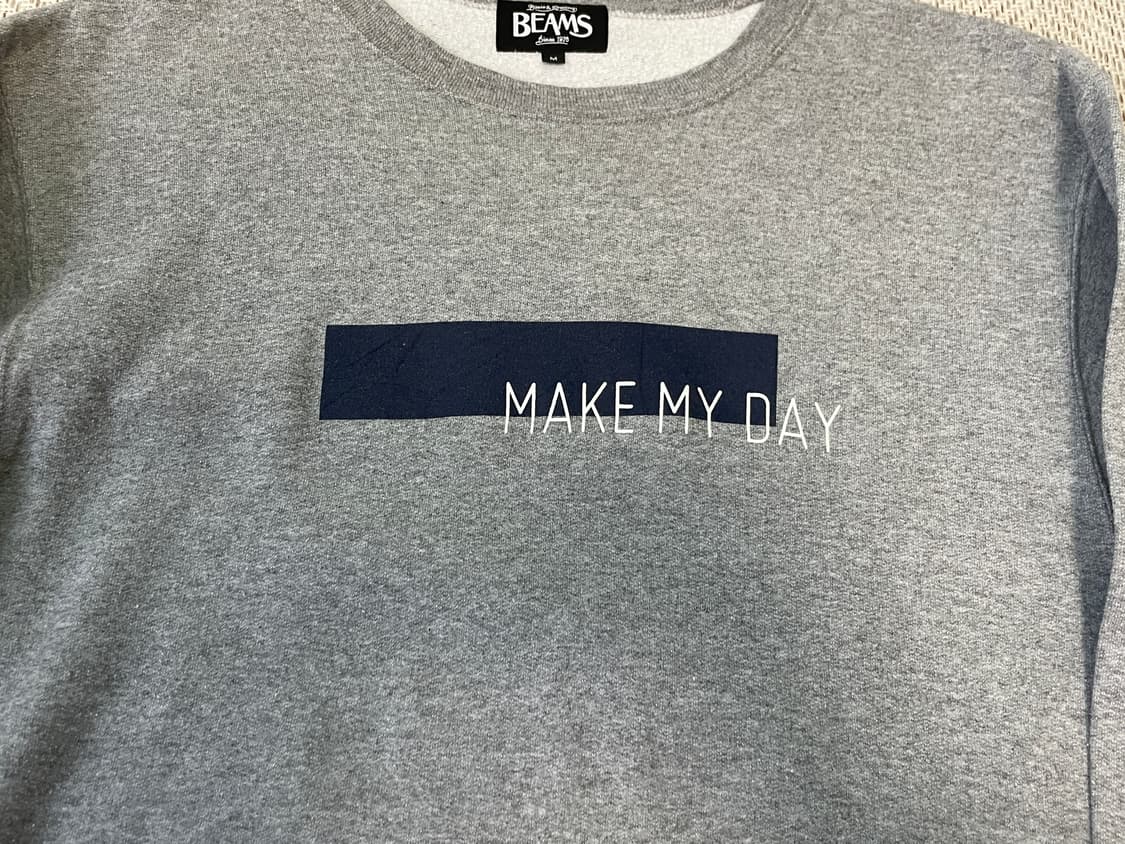 beams 빔즈 그레이 스웻셔츠 상품이미지2