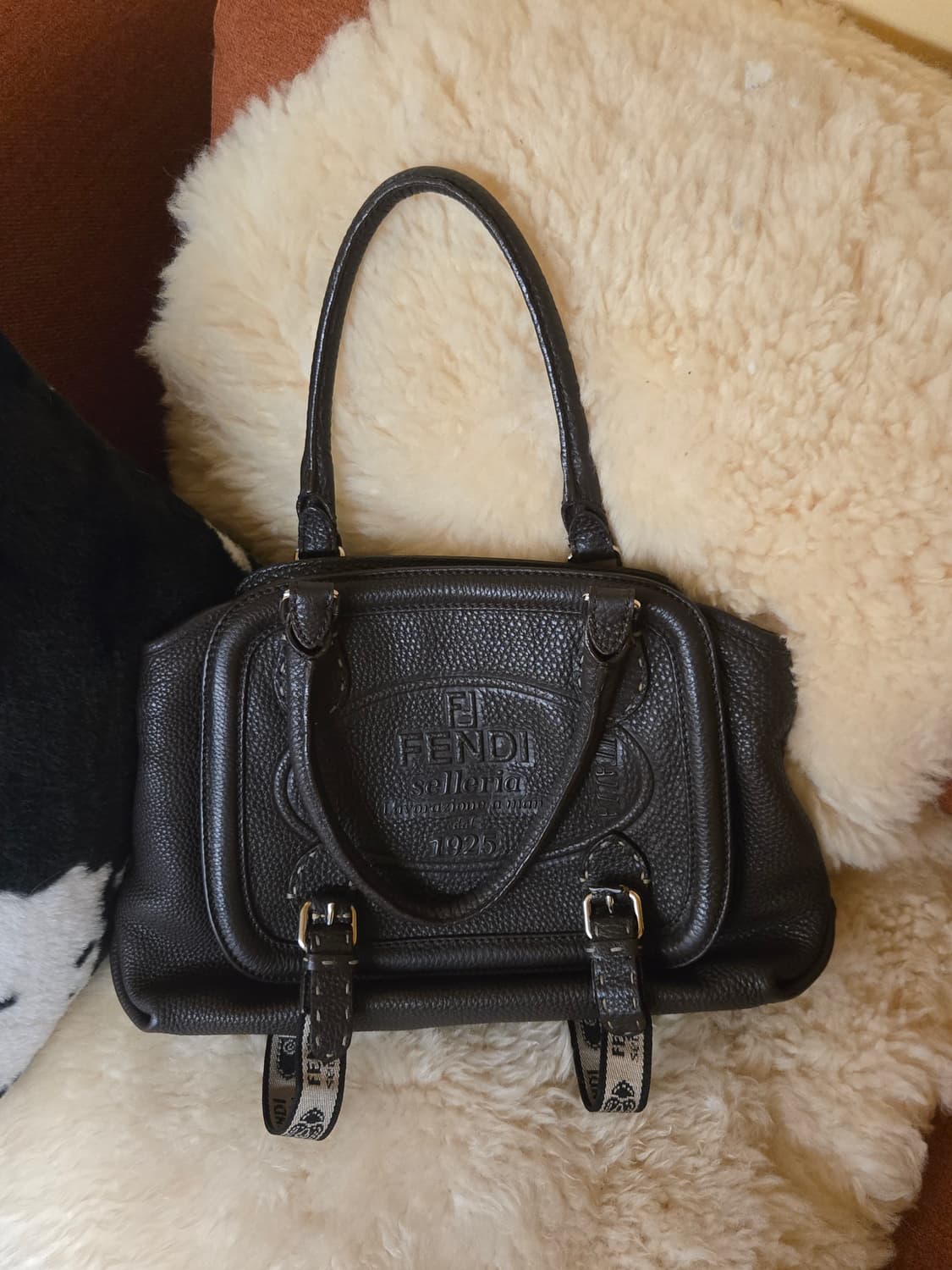정품 펜디 셀러리아 빈티지 가방 토드 숄더백  상품이미지3