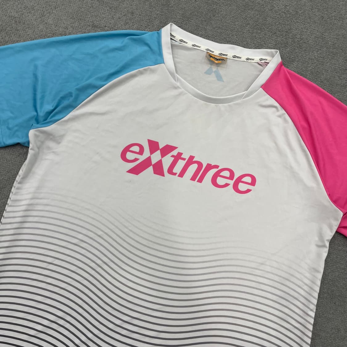 100 exthree 배드민턴 기능성 반팔 티 상품이미지2