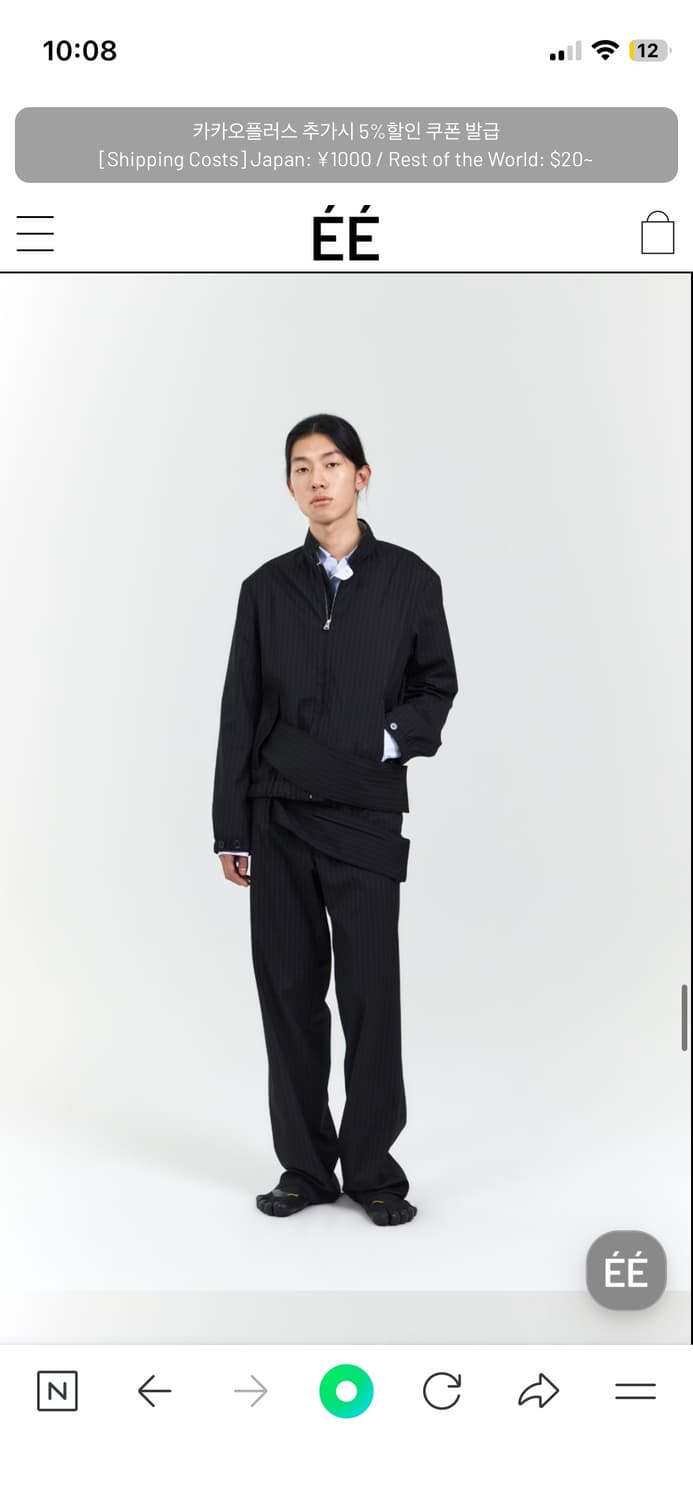 누마레 벨티트 포켓 트라우져 상품이미지1