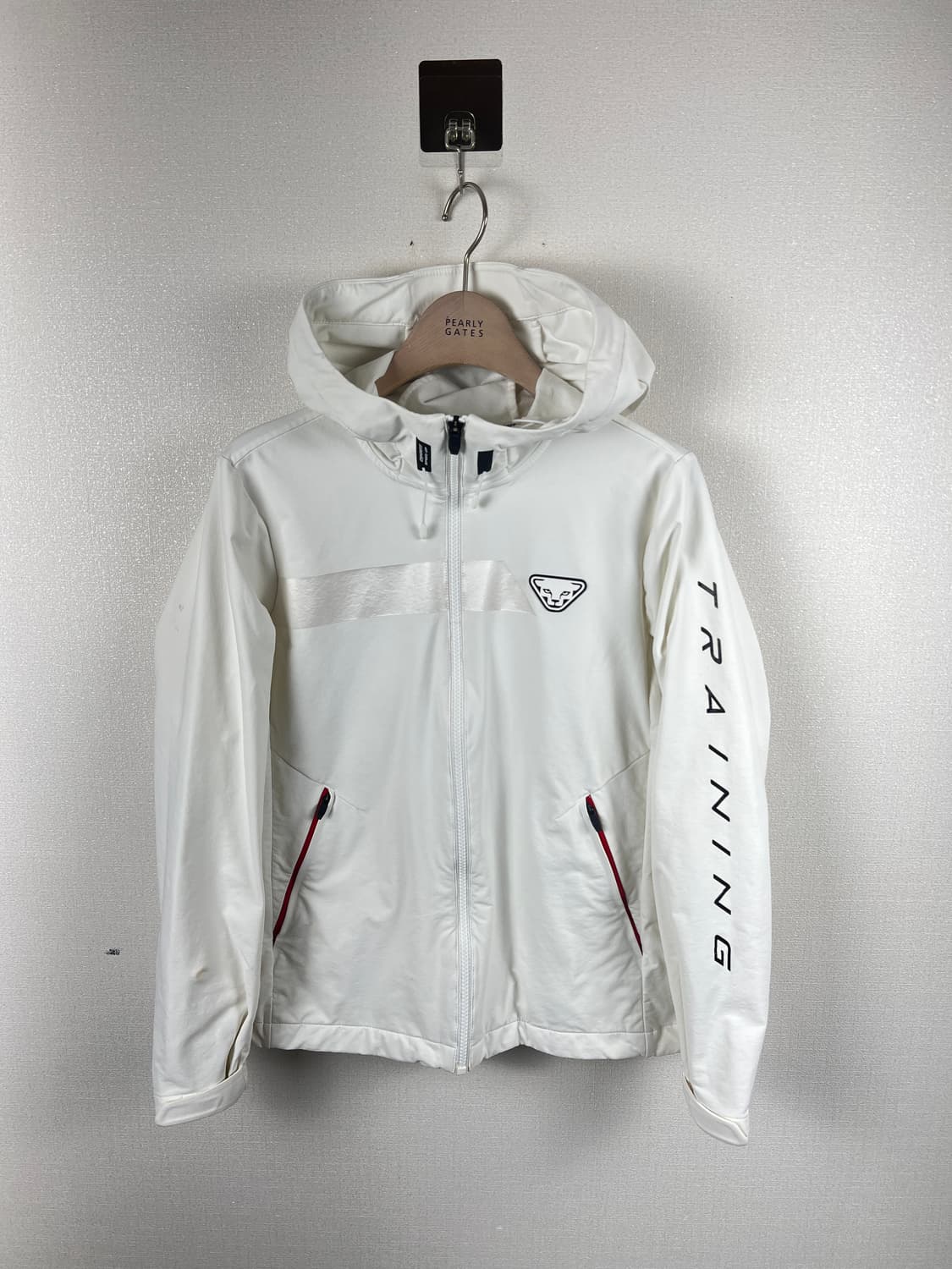 다이나핏 여성 트레이닝 후드 바람막이 화이트 M 상품이미지2