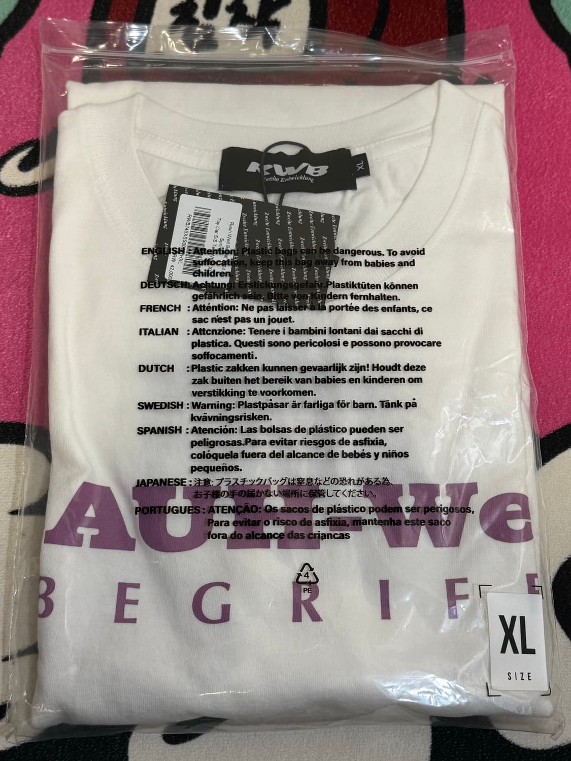 peaches rwb 콜라보 반팔 새제품 상품이미지3