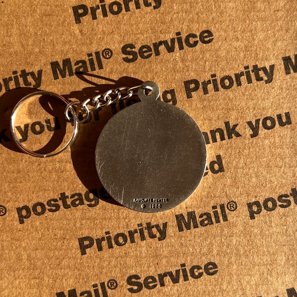 90s vtg Saugatuck Seagull Metal Keyring 상품이미지2