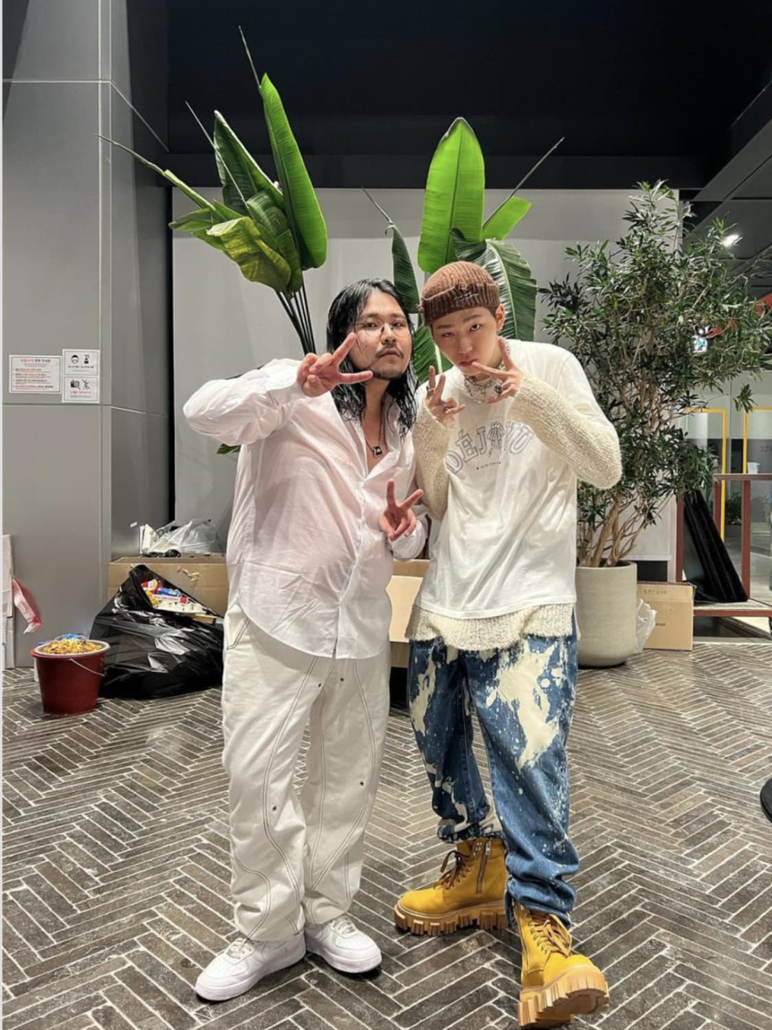 [지코 착용] 50사이즈 아워레가시 데자뷰 믹스 티셔츠 상품이미지1