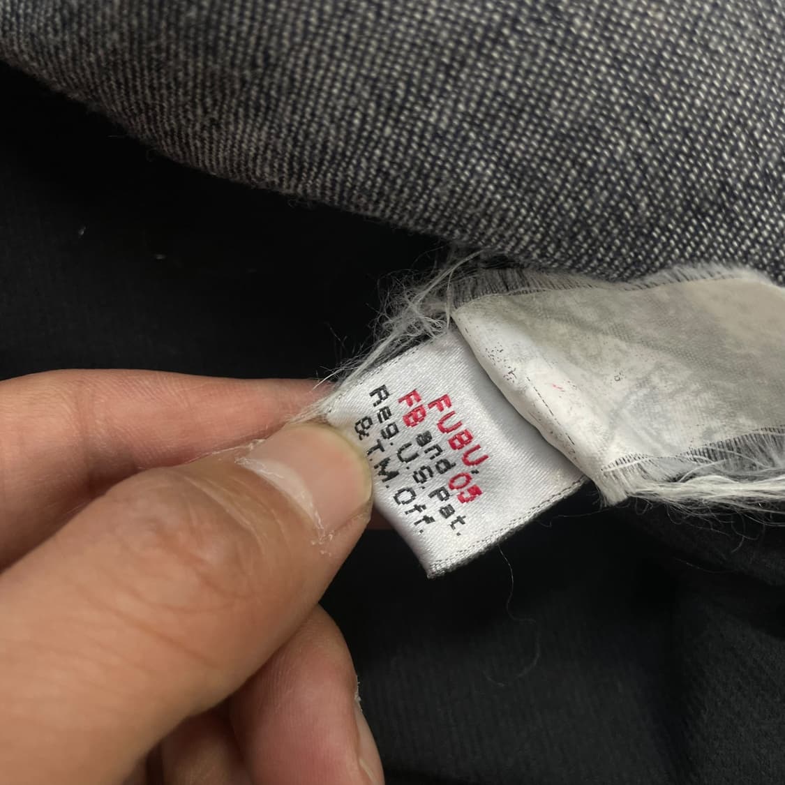 후부 Fubu 배색 투톤 데님 코듀로이 셔츠 상품이미지5