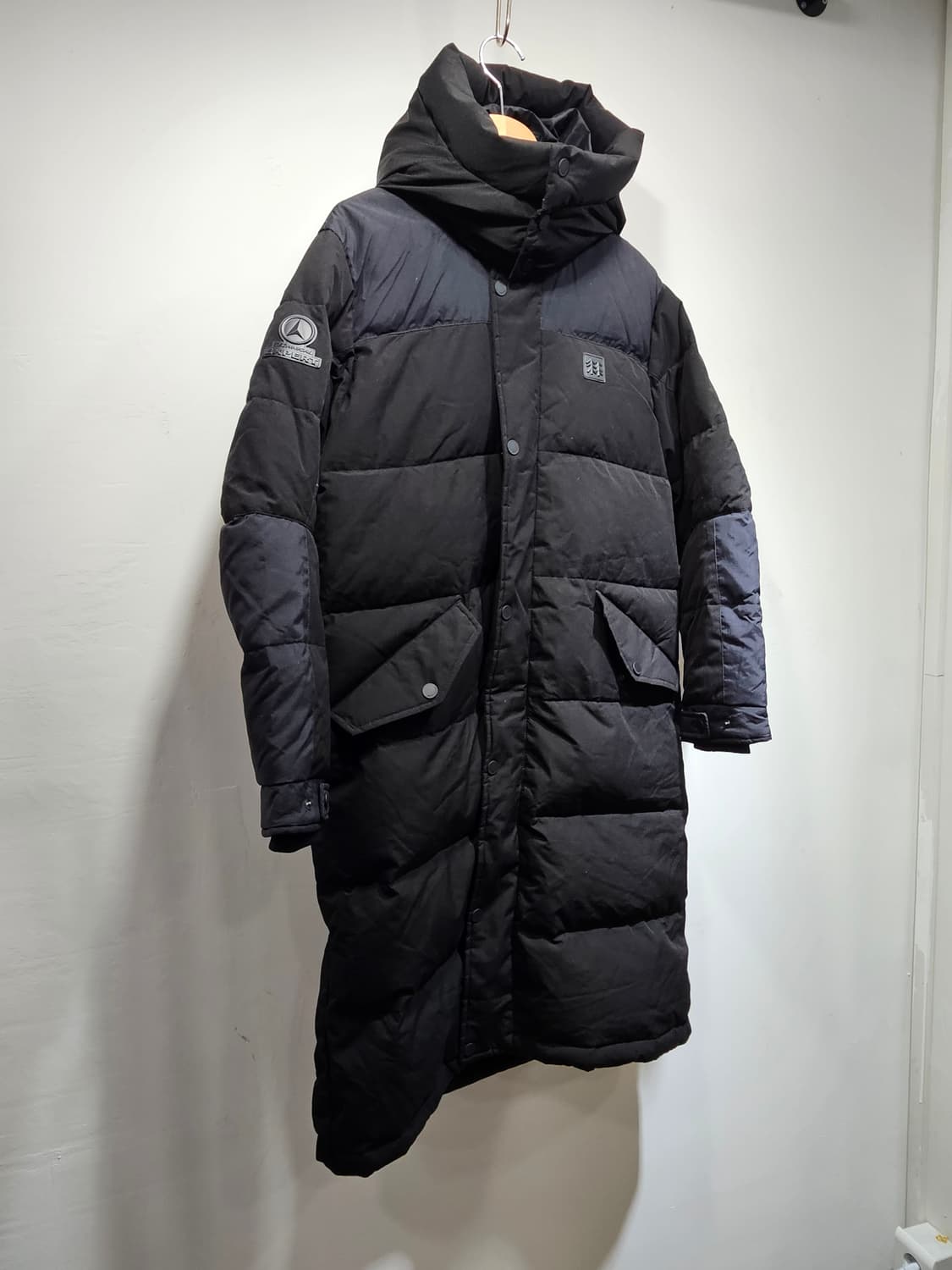 코오롱스포츠 엑스퍼트 블랙 구스다운 남녀공용 롱패딩 95 상품이미지9