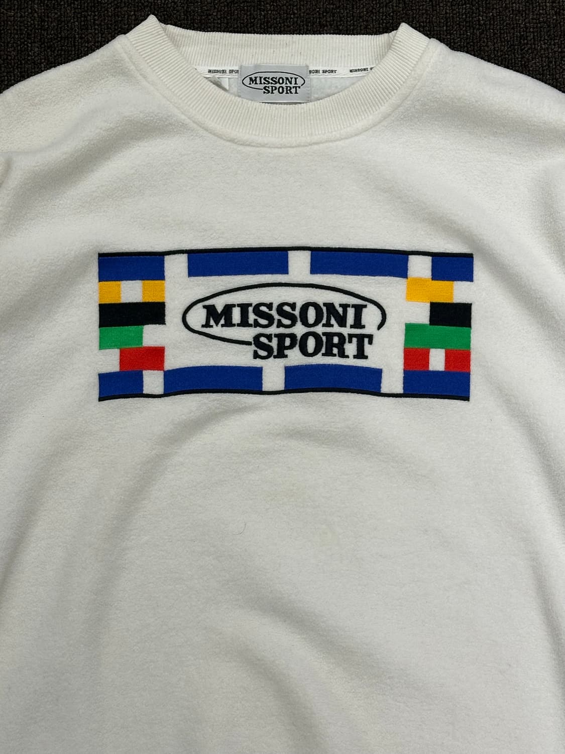 L)미쏘니 스포츠 빈티지 플리스 스웻셔츠 상품이미지3