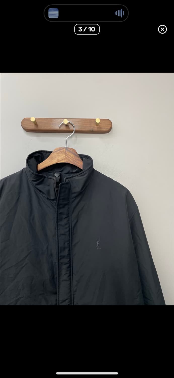 입생로랑 내피 패디드 블랙자켓 A3364 상품이미지3