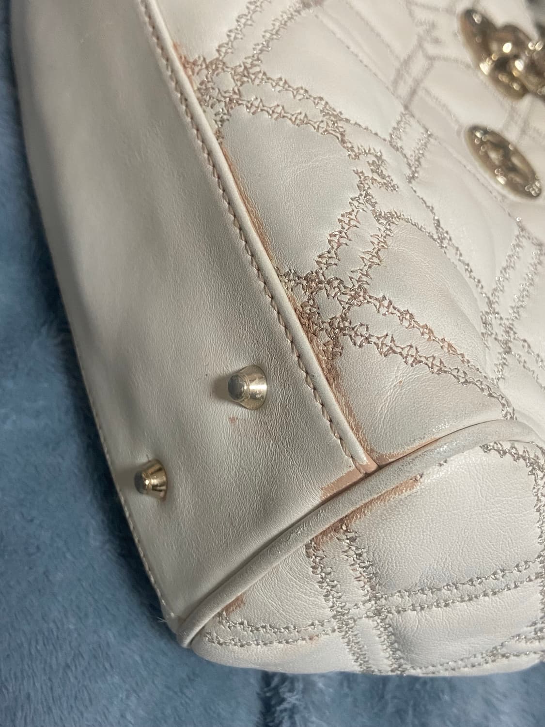 y2k 히메갸루 메트로시티 체인 숄더백 화이트 상품이미지9