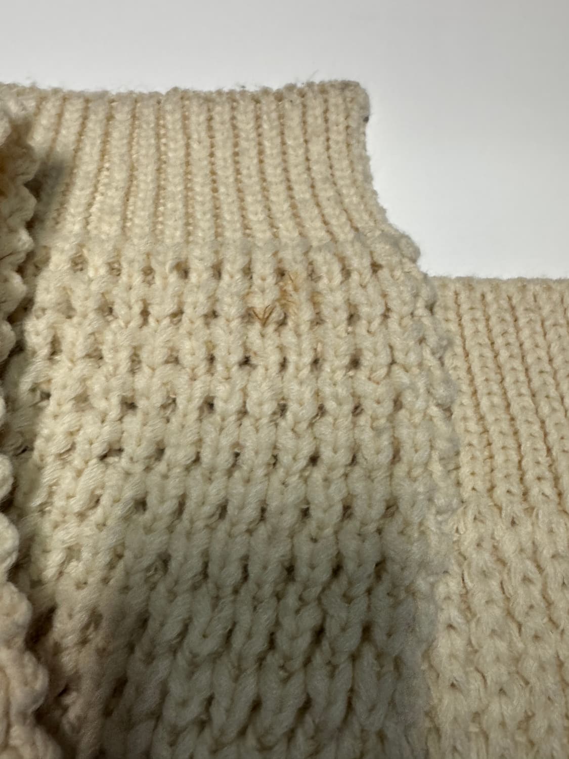 여성 톰보이 Tomboy 베이지 와플 머플러 목도리 상품이미지4